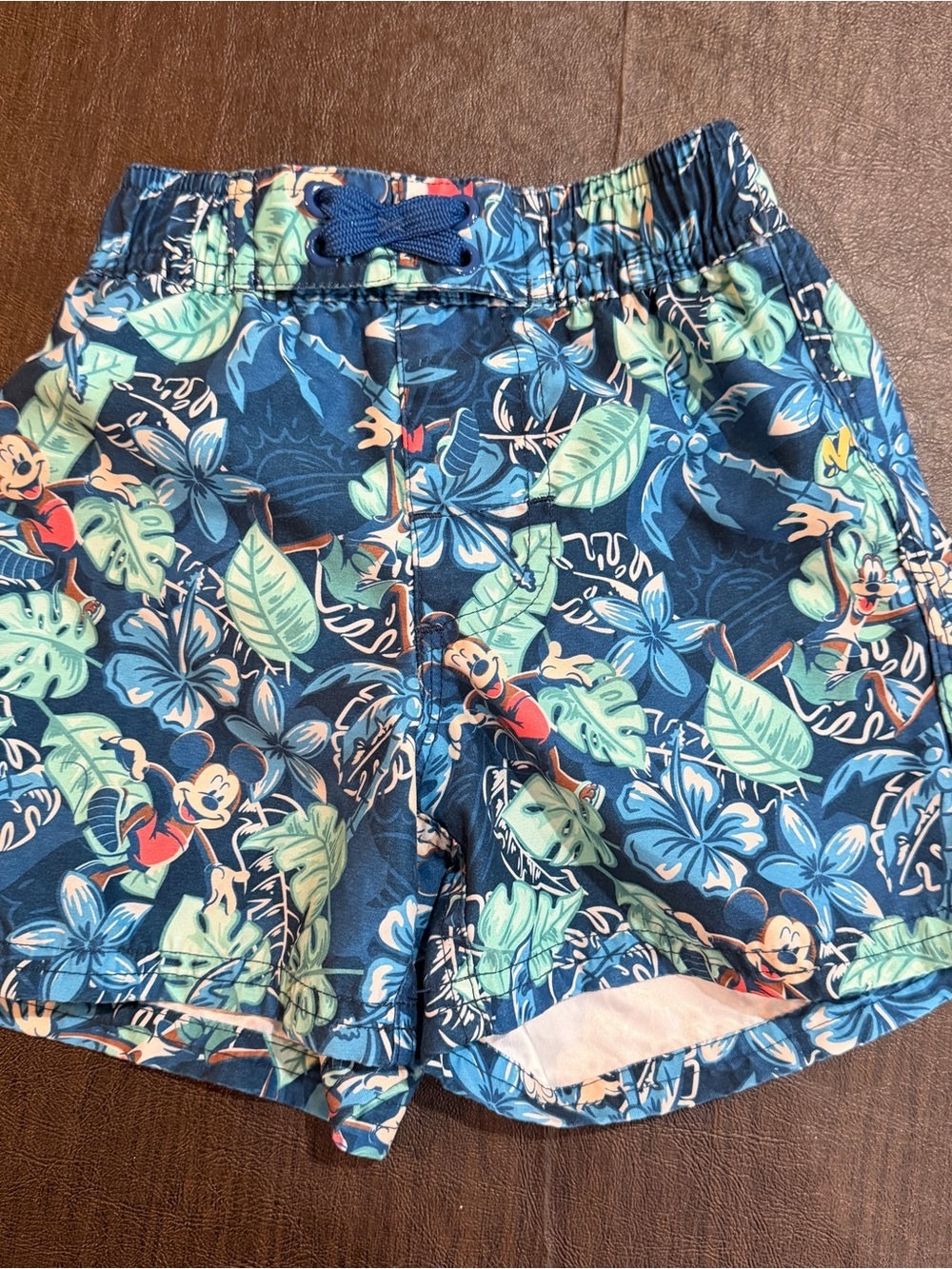 Disney Mickey Mouse Jungle Swim Trunks Boys Sz 3